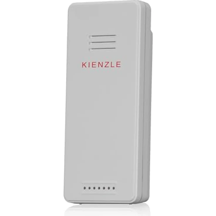 Kienzle Funk-Wetterstation Slim Schwarz, Wetterstation mit Innentemperatur- und Luftfeuchtigkeitsmessung, Außensensor und Wettervorhersage mit Trendanzeige – Bild 5