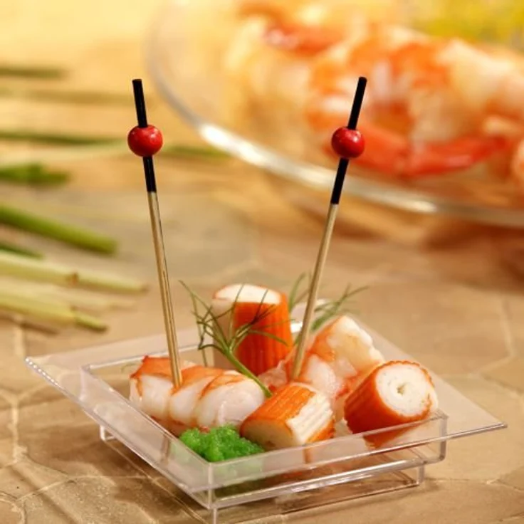 PAPSTAR Fingerfood-Spieße ´Red Pearl´, Länge: 70 mm – Bild 2