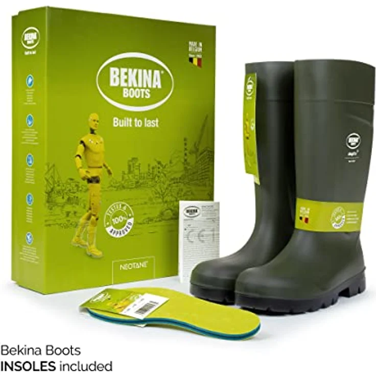 Bekina Steplite Easygrip S4 Sicherheitssneaker, isoliert bis -20°C, SRC-geprüfte Sohle, Stahlkappe, Grün Schwarz P, Größe 40 – Bild 4