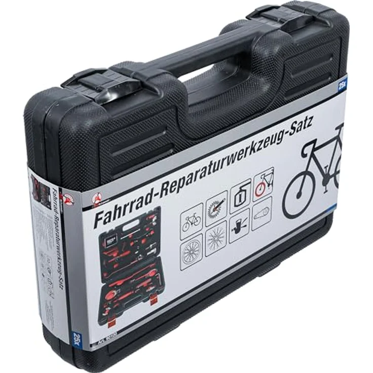BGS TECHNIC Fahrrad-Reparaturwerkzeug-Satz 32-tlg., universeller Werkzeugkoffer für Straßen- und Sporträder, Kunststoffkoffer – Bild 8