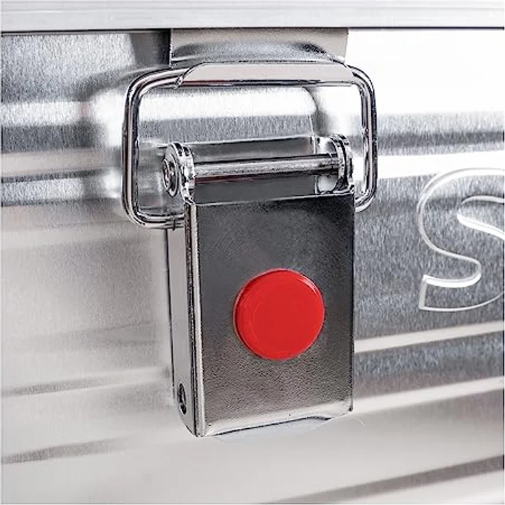 Stier Alubox, Werkzeugkoffer mit stabiler Verarbeitung für Aufbewahrung und Transport, silber – Bild 4