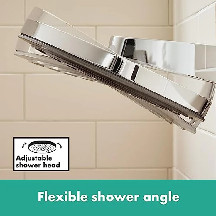 hansgrohe Duschbrause 24141000 mit Strahlart PowderRain, graphit - Preisvergleich – Bild 7