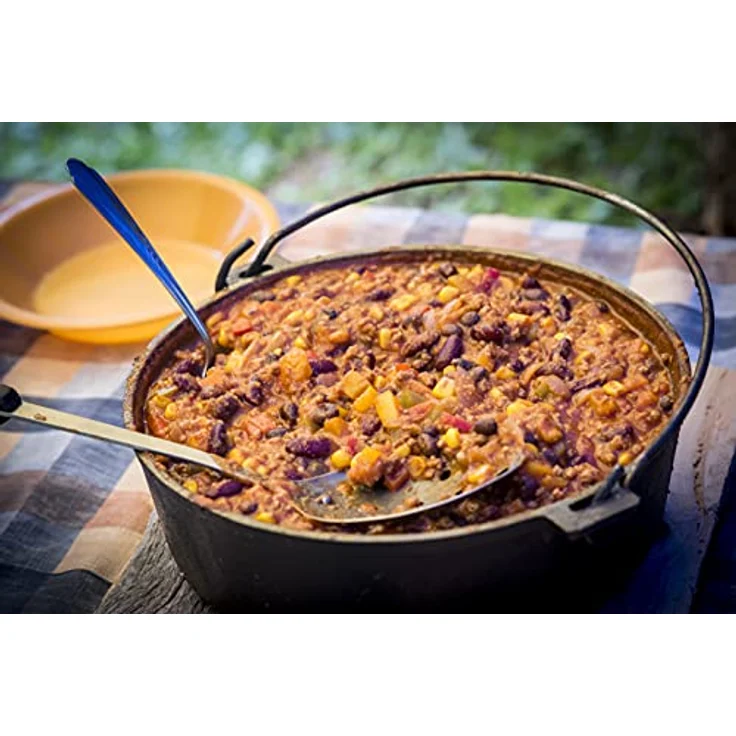 FireRocket Dutch Oven 9qt 8,5L ohne Füße Premium Gusseisen Schmortopf Gusstopf Feuertopf Bräter eingebrannt niederländischer Kochtopf 36,5 x 33 x 12,5 cm – Bild 6