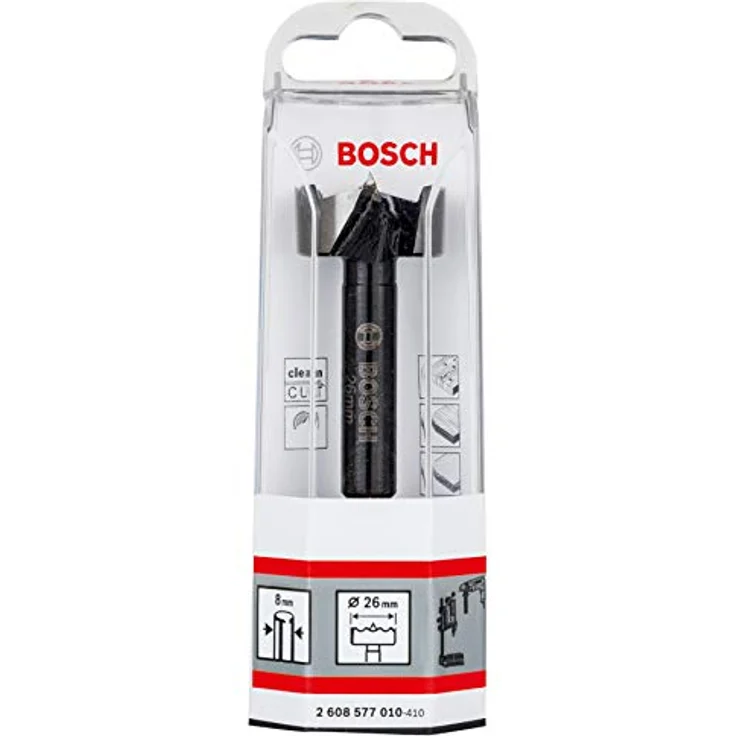 Bosch Accessories 2608577010 Forstnerbohrer 26 mm, Holzbohrer mit zahnförmigem Design für präzise und splitterfreie Löcher – Bild 3