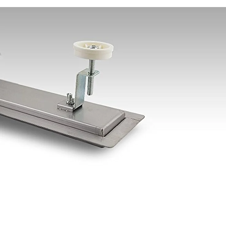 MS-Point Edelstahl Duschrinne 140 cm, beflesbar mit Siphon, gebürsteter Look – Bild 3