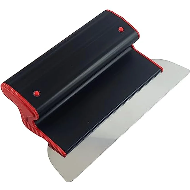 HALBAU Flächenspachtel 800 mm, Edelstahl, flexibles Blatt 0,3 mm, ergonomischer Kunststoffgriff, ultraleicht – Bild 3