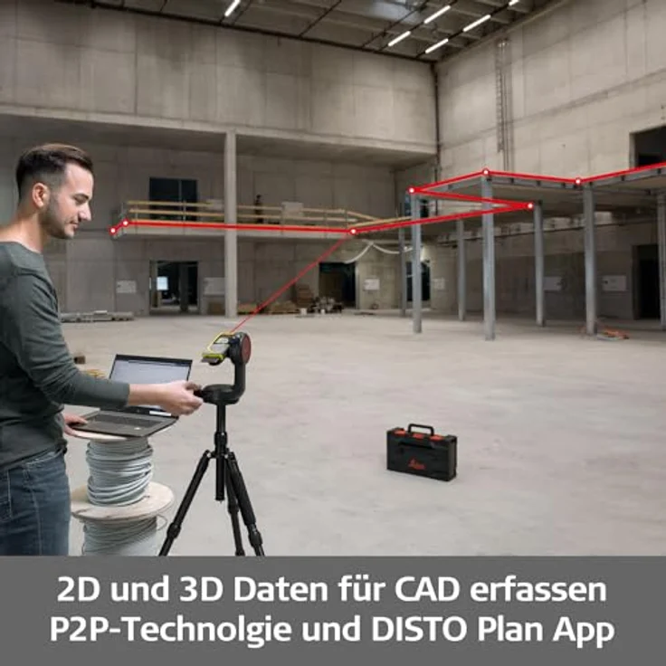 Leica DISTO X6 Set, Laserentfernungsmesser mit DST 360-X, TRI 120 und metaBOX, robust und effizient für digitale Arbeitsprozesse – Bild 6