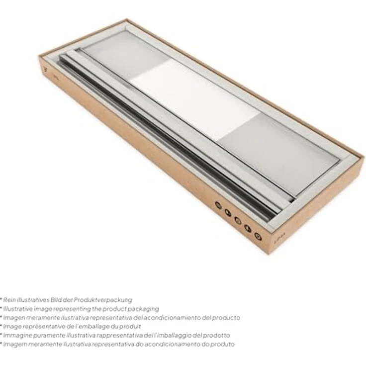 i-flair Duschtür 100-104 cm, Höhe 195 cm, teilsatiniertes 6 mm ESG Sicherheitsglas mit doppelter Pendeltür und magnetischer Dichtung – Bild 10