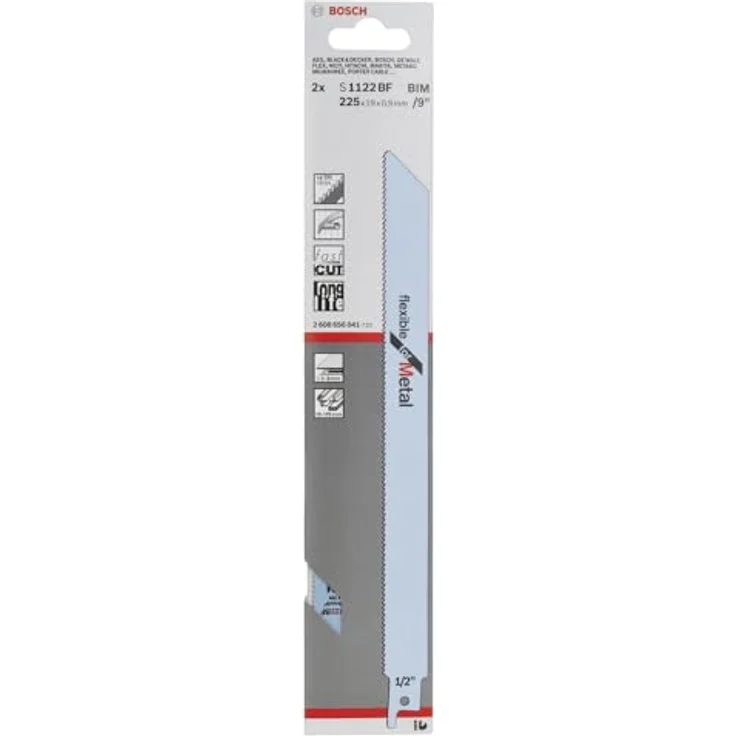 Bosch Reciprosägeblätter Metall lang S 1122 BF 5 Stück – Bild 3