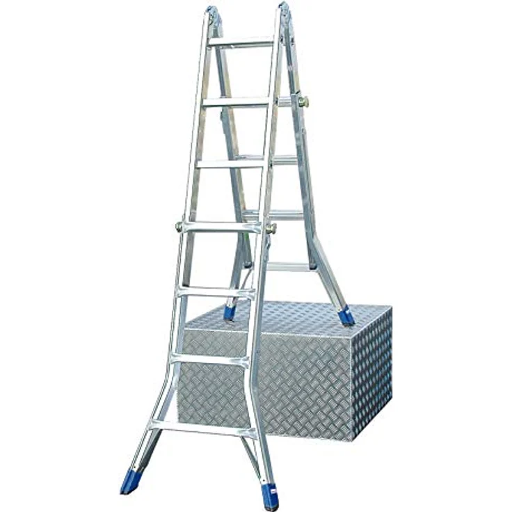 KRAUSE Teleskopleiter »STABILO«, 16 Sprossen, Aluminium – Bild 2