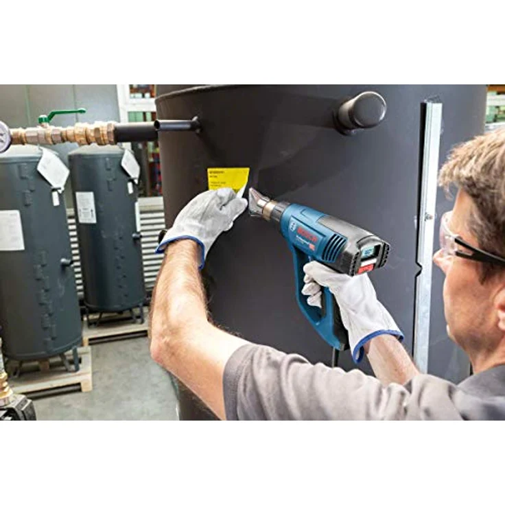 Bosch Professional Heißluftpistole GHG 23-66 (2.300 Watt, Temperaturbereich 50-650 °C, Display, 2 Düsen, in Tragetasche) – Bild 6