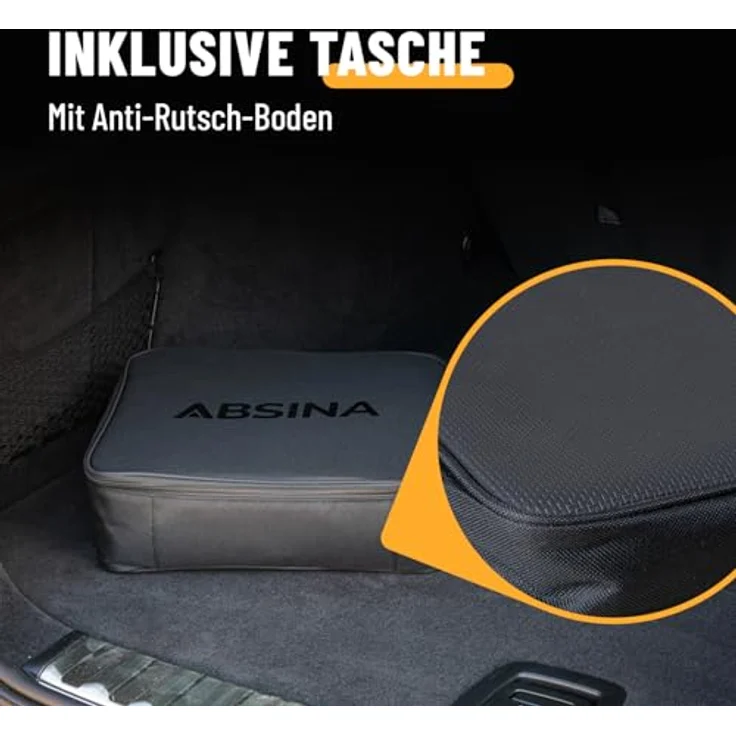 Absina mobile Ladestation Wallbox Typ 2, 11 kW, 6,4 m Kabel, schwarz, mit einstellbarem Ladestrom, IP67 wasserdicht und sicherem Überfahrschutz – Bild 6
