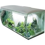 Fluval Flex Aquarium 123L, Süßwasser Aquarium, weiß