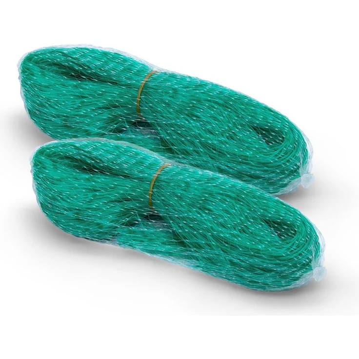Spetebo Vogelschutznetz grün engmaschig 4er Set - 5 x 4 m, Pflanzenschutznetz mit Maschenweite 30 x 30 mm