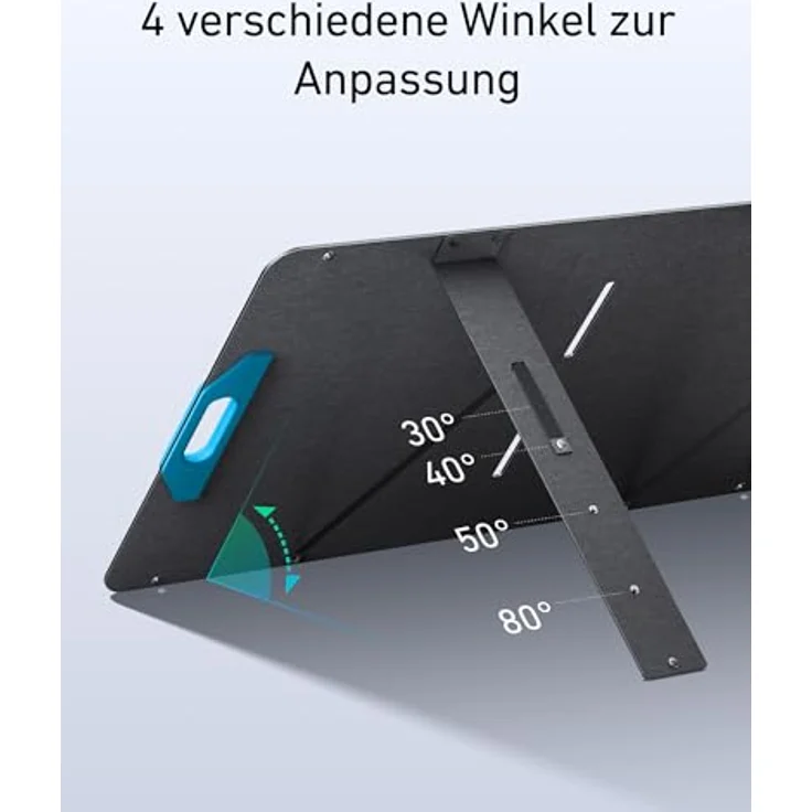 Anker SOLIX PS100 Portable Solar Panel, Kompakte 100W Solaranlage, IP67 Wasserschutz, Solide mit MC4, Blue – Bild 3