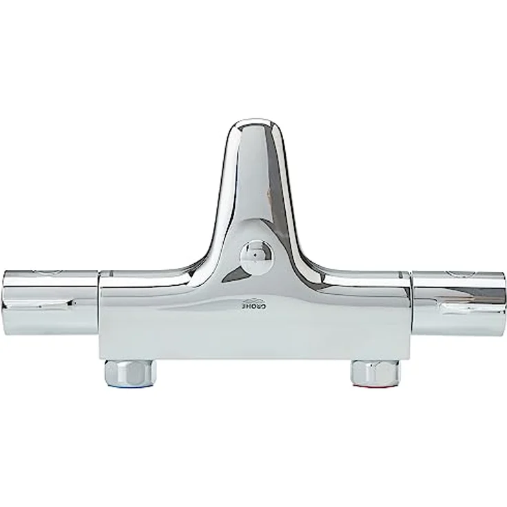 Grohe, Badarmatur, Grohtherm 800 Cosmopolitan Thermostat-Brausebatterie mit Brausegarnitur – Bild 4