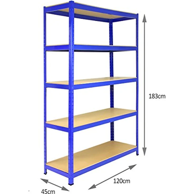 Monster Racking T-Rax Lagerregal Blau 180cm H x 120cm L x 45cm B – Bild 3