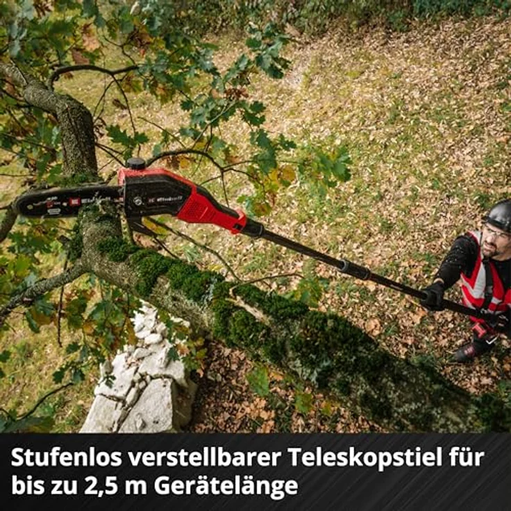 Einhell Akku-Hochentaster GP-LC 18/20 Li T BL-Solo, professioneller Baumschnitt mit 18 cm Oregon Schwert und bürstenlosem Motor, ohne Akku und Ladegerät – Bild 8