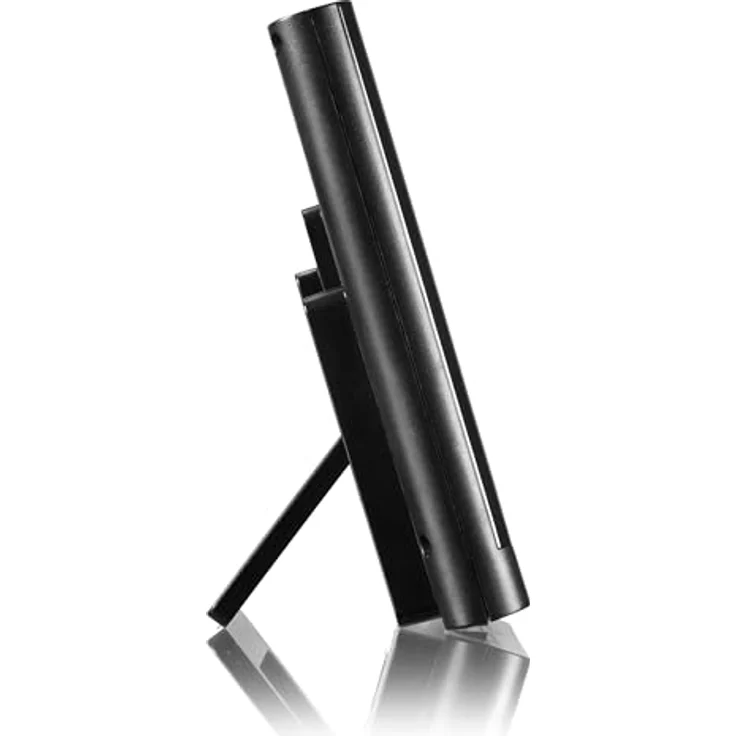 Bresser MeteoTemp BF, Funk Wetterstation mit Touch-Display, Außensensor, Wettervorhersage, Raumklima-Indikator, Temperatur- und Luftfeuchtigkeitsmessung, DCF-Zeitsignal, Wecker – Bild 3