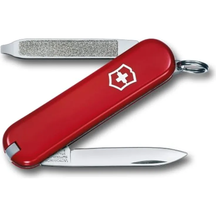 Victorinox Escort 0.6123, Schweizer Taschenmesser mit 6 Funktionen, Rot