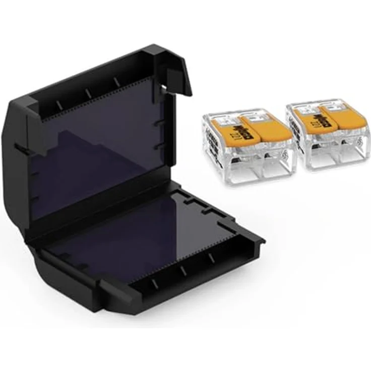 CellPack 410358 EASY-PROTECT/522 Gelbox für WAGO COMPACT-Verbindungsklemmen, feuchtigkeitsgeschützt, flexible Querschnitte von 0.5-6mm², schwarz – Bild 2
