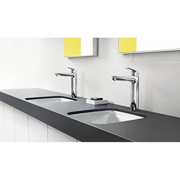hansgrohe Logis 190, Spültischarmatur mit ComfortZone 190 und Zugstangen-Ablaufgarnitur – Bild 5