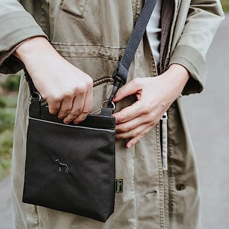 HUNTER Umhänge-Snackbeutel Alva Größe one-Size, Farbe anthrazit – Bild 4