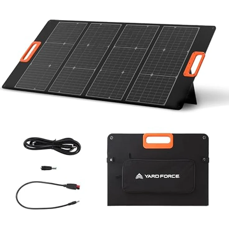 Yard Force Solarpanel 18V, effizientes Solarmodul zum Laden von Stromstationen – Bild 4