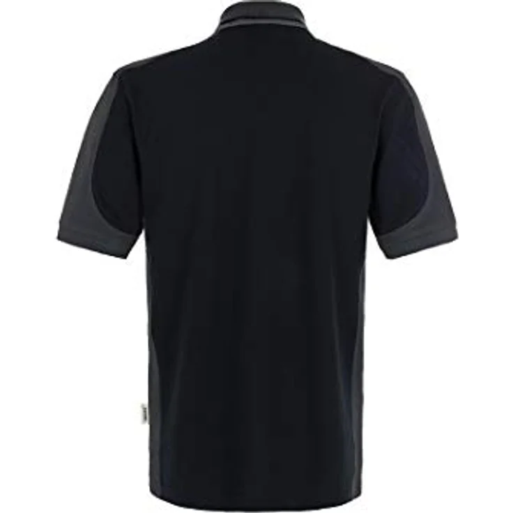 HAKRO Poloshirt Contrast Mikralinar 839, schwarz/anthrazit, 3XL – Bild 3