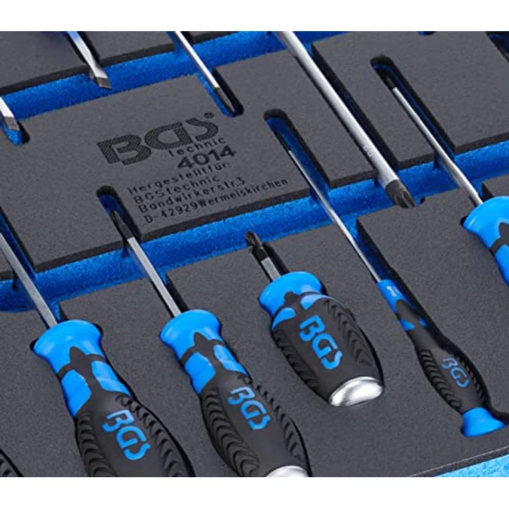 BGS 4014 | Werkstattwageneinlage 3-3: Schraubendreher-Satz | 23-tlg. | Schraubenzieher | CR-MO Stahl – Bild 2