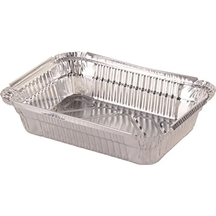 intergrill 800° Grill Aluschalen, 20 Stück Tropfschalen für Gas-, Kohle- und Elektrogrills, ca. 17 x 11 cm, robust und vielseitig einsetzbar – Bild 4