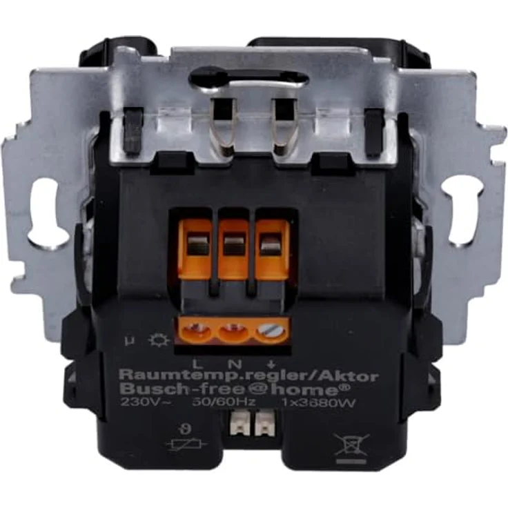 Busch-Jaeger 6224/2.1-WL, Raumtemperaturregler/Heizungsaktor Wireless für Busch-Free@Home, inkl. Temperaturanzeige und integrierten Schaltaktor – Bild 4