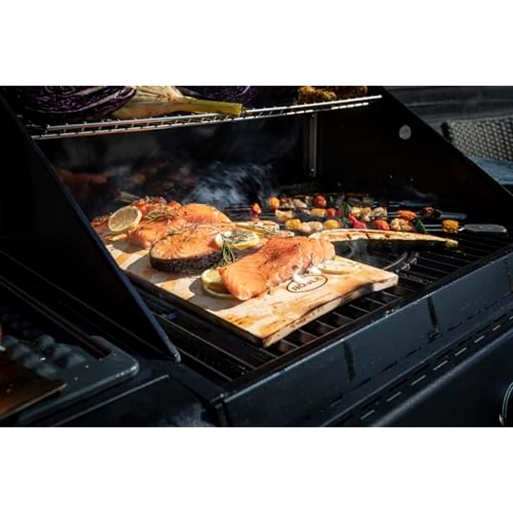RÖSLE Gasgrill ALLFLAME Hero 6 50mbar, 6 HEATSPIRE-Edelstahlbrenner, Mattschwarz – Bild 3