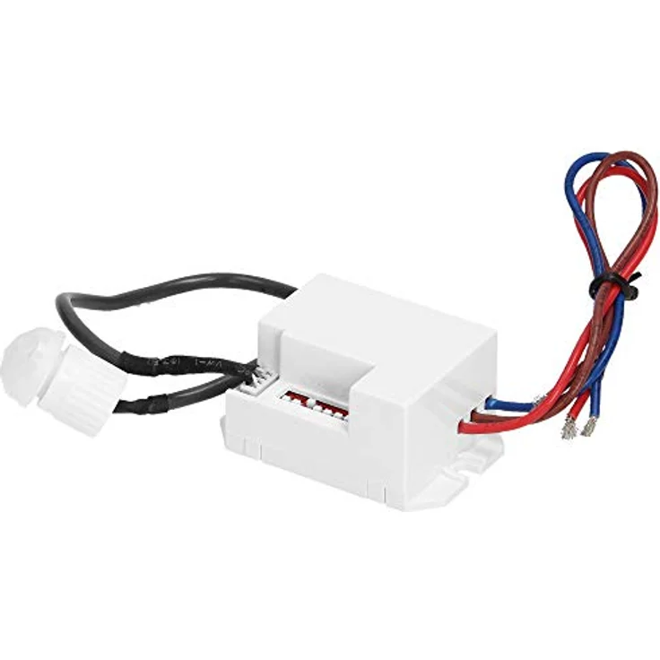 Orno OR-CR-211/12-24V Mini Bewegungsmelder 360 Grad LED Kompatibel 12v-24v Lichtstärke Anpassung und Zeiteinstellung, Weiß – Bild 2