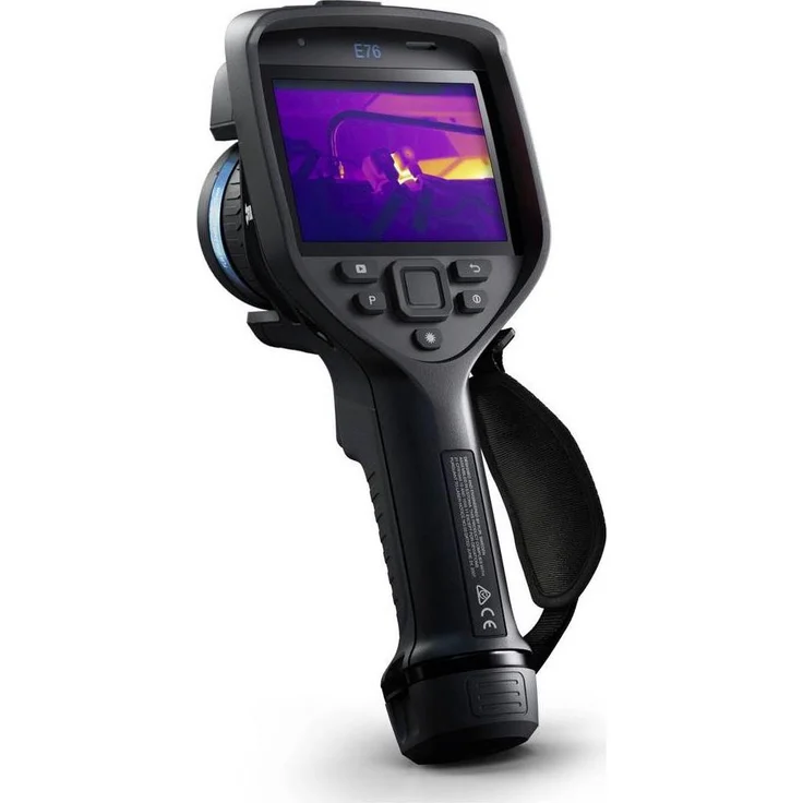 Flir E76 Wärmebildkamera mit 24° + 14° Objektiv, 320x240 Pixel, -20°C bis +650°C, lasergestützter Autofokus, integrierte Routing-Software