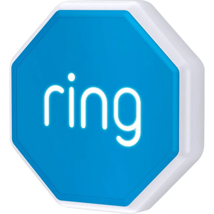 Ring Alarm Outdoor Siren Gefahrenmeldeanlage, mit verstellbarer Sirenenlautstärke und blinkenden LED-Leuchten, schwarz