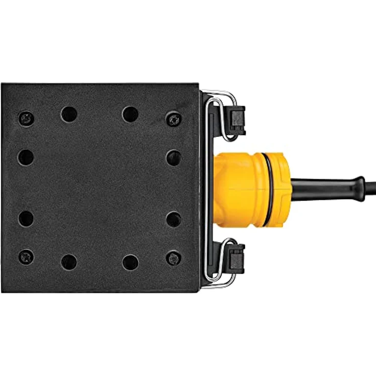 DeWalt Vibratiosnschleifer- Schwingschleifer (230 Watt, Schwingkreis-ø 1.6 mm, Schleifplatte 108 x 115 mm, Klettfix, AirLock kompatibel, inkl. Staubfangsack und Absaugadapter) DWE6411 – Bild 6