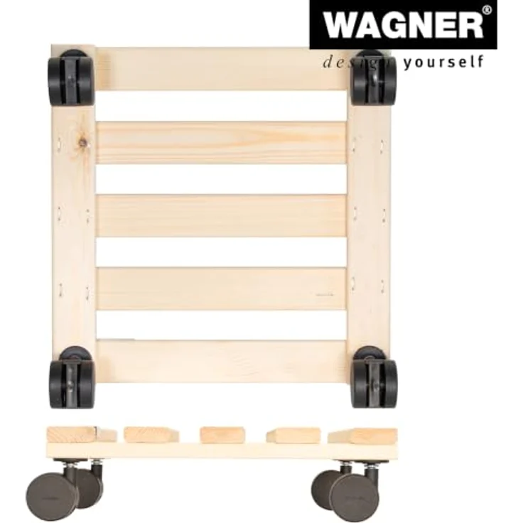 Wagner Multi Roller GH0644, Pflanzenroller mit Zitronenmotiv, 290 mm x 290 mm, Tragkraft 100 kg – Bild 6