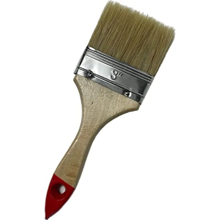 6x Flachpinsel Chinaborste 75mm Lackierpinsel Lasuren Maler Pinsel