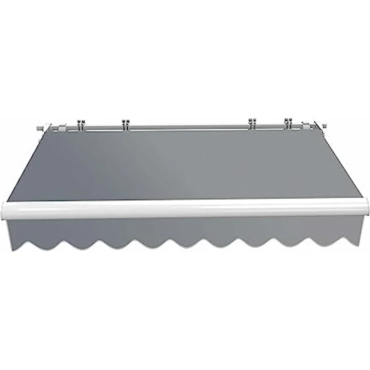 Toboli Gelenkarmmarkise 2,5x2m Anthrazit Sonnenmarkise für Wandmontage mit UV-Schutz – Bild 1