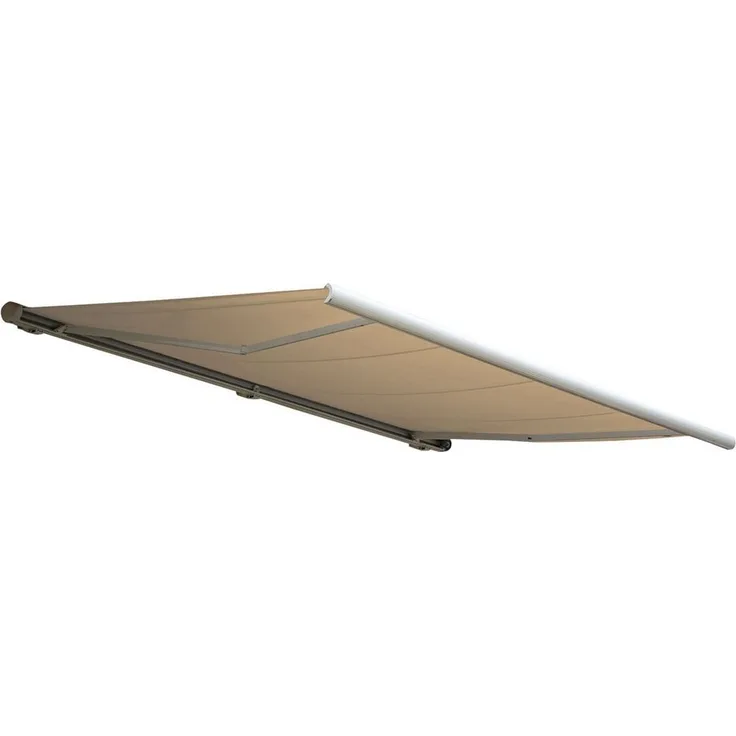 MCW Kassettenmarkise MCW-H27 Inklusive Handkurbel, Winkel der Markise von 0° bis 35° einstellbar, Polyester- oder Polyacryl-Bezugsstoff in Luxus-Ausführung