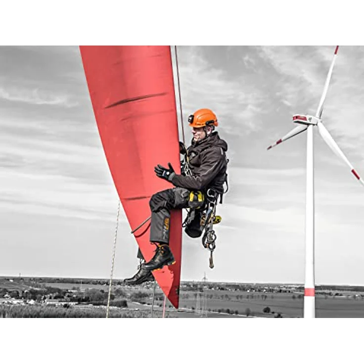 Uvex - 2 macsole® 6523245 esd Sicherheitsstiefel S3, Schuhgröße 45, Schwarz/Orange, leichtgewichtig, metallfrei, hoher Tragekomfort – Bild 4