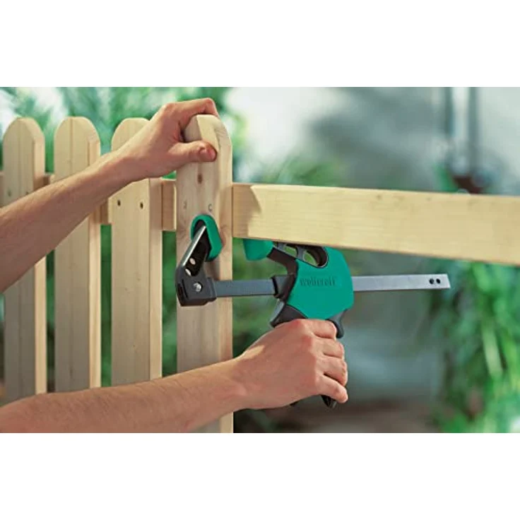 Wolfcraft 3021000 Einhandzwinge Easy, schwarz, 75-300 mm – Bild 4