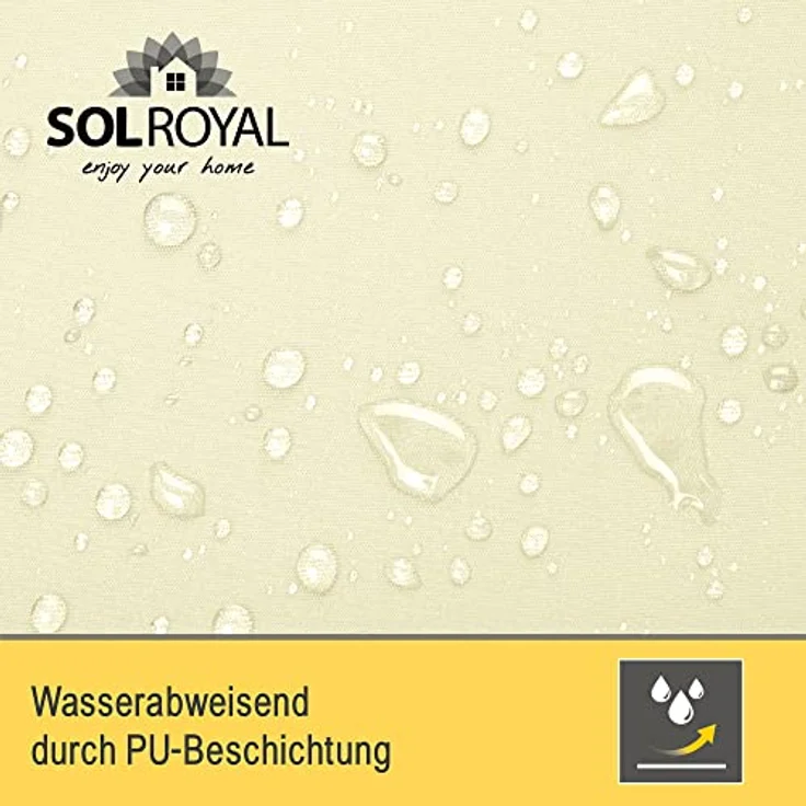 Sol Royal SolVision PES Balkonumspannung PB2 500x90cm Creme – Bild 2