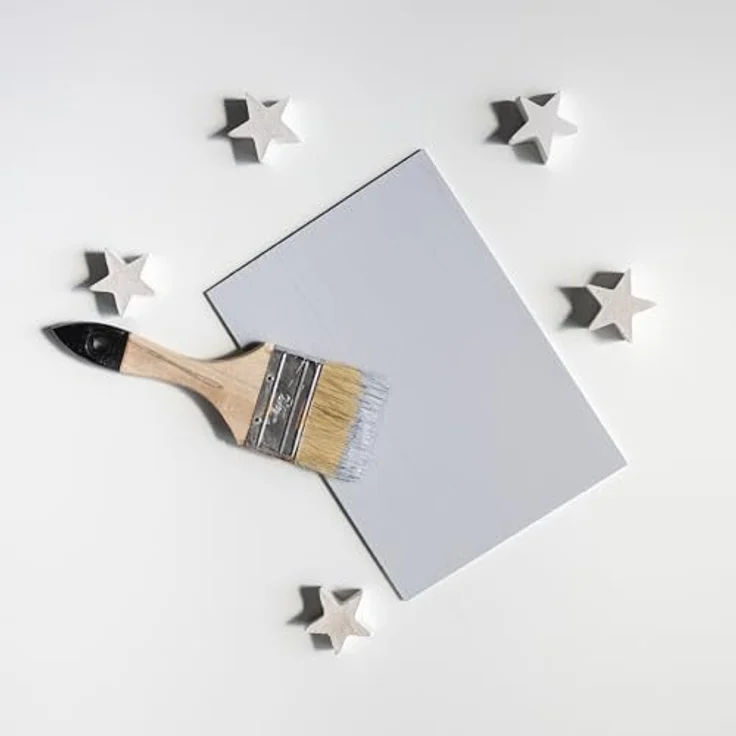 Creative Deco Grau Kreidefarbe für Möbel 1000 ml | Abwaschbarer Möbellack mit Wisch- und Gradient-Effekt, ideal für Vintage-Stil und Decoupage – Bild 3