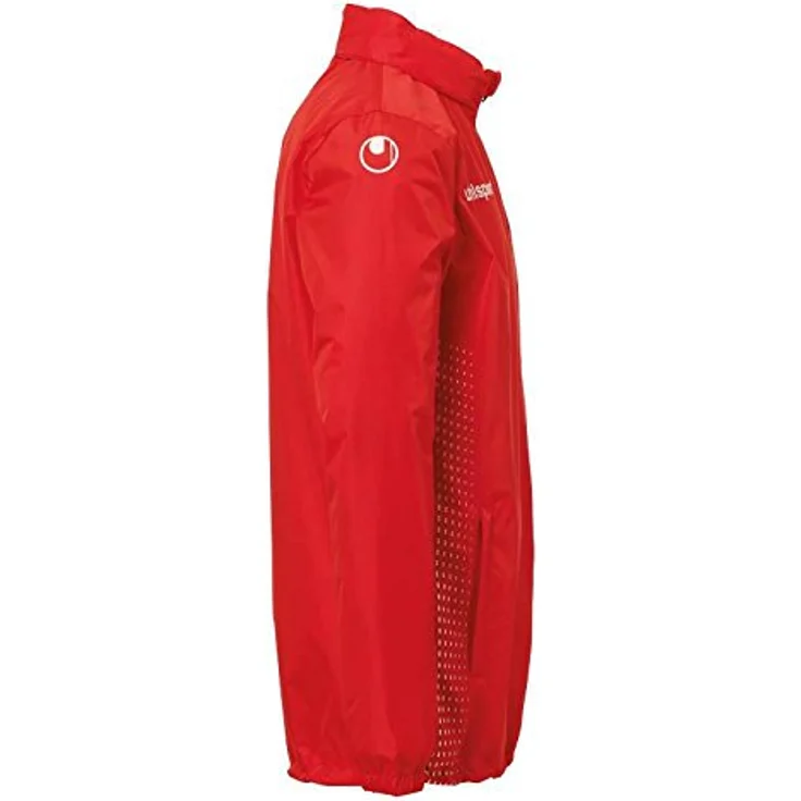 Uhlsport SCORE REGENJACKE 3XL rot/weiss, mit integrierter Kapuze und Netzfutter – Bild 5