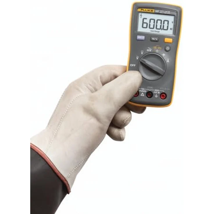 Fluke FLUKE-107/EUR Hand-Multimeter digital, CAT IV 600V, 6000 Counts, kompakt und robust – Bild 2
