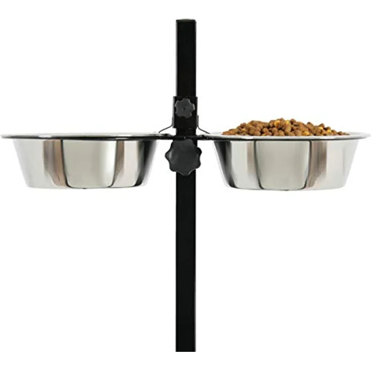 Zolux Futterhalter für mittelgroße und große Hunde, verstellbar, 2 x 1,5 l – Bild 2