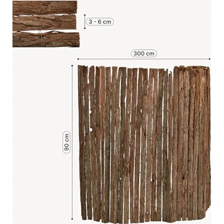 Rindenmatte Zamora 90x300 cm [casa. pro] – Bild 3