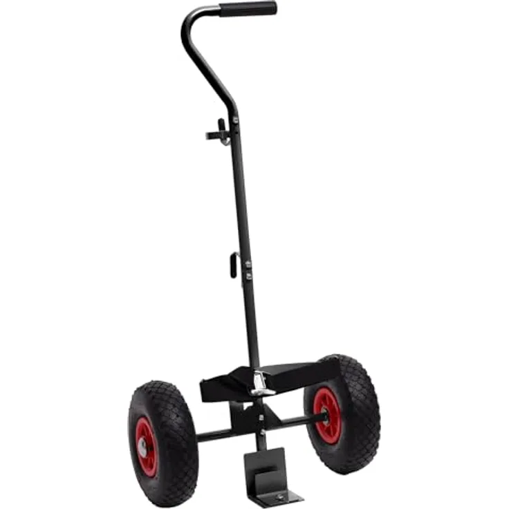 Rothenberger Industrial Sackkarre 1500003367, max. Traglast 11 kg, geeignet für Gasflaschen und Blumenkübel, mit praktischen Halterungen und stabilen Vollgummireifen